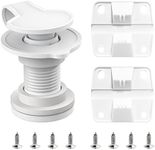 Cooler Replacement Parts Kit for Coleman,Ice Chest Plastic Hinges,Cooler Xtreme Drain Plug Assembly and Stainless Steel Screws Sets Compatible with Coleman Coolers（1.5" Shaft Length）