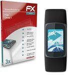 atFoliX Screen Protector compatible with Fitbit Charge 5 Protector Film, ultra clear and flexible FX Screen Protection Film (3X)