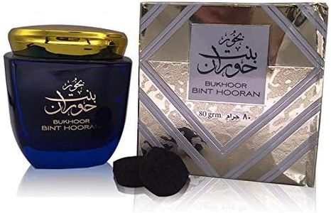Bakhoor BINT HOORAN - Bastoncini di profumo, 80 gm, prodotto negli emiratti Arabi Uniti, profumo, casa, ufficio e camera d'incenso, facile da usare su bruciatore di incenso, carbone ed elettrico
