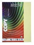 BRUSTRO Copytinta Coloured Craft Paper A4 Size 80 GSM Pastel Green Shade (VERDE CHIARO), 30 Sheets Pack. Double Side Coloured for Office Printing, Art, Origami, Craft.