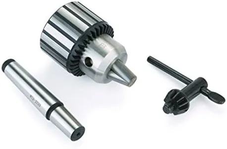 Woodriver Heavy Duty 1/2" Keyed Lathe Drill Chuck #2 Mt