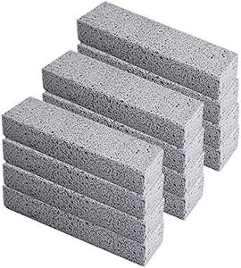 RPYUEYOU 12Pack Pumice Stone for Toilet Cleaning Bowl Stick, Pumice Stick Cleaner for Removing Toilet Bowl Ring, Bath, Household, Kitchen, Spa, Pool, Grill,Household Cleaning