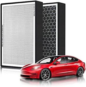 Arcoche HEPA Air Filter for Tesla Model Y Model 3, 2 Pack (2016-2024) - Activated Carbon, HEPA Filter Replacement Accessories