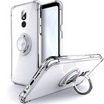 Silverback for LG Stylo 5 Case Clear with Ring Kickstand, LG Stylo 5 Plus Case, LG Stylo 5X Case, Protective Soft TPU Shock -Absorbing Bumper Shockproof Phone Case for LG Stylo 5 -Clear