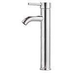 Greenspring Modern Contemporary Bathroom Vessel/Bowl Sink Lavatory Faucet Tall Stainless Steel, Chrome Finish