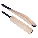 English Cricket Bat by SBJ Sportz English Willow Cricket Bat for Men and Boys | Cross Weave Tape on The Face| Short Handle| Lightweight | Free Cover | Short Handle with Cover