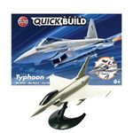 Airfix QUICKBUILD Model Aircraft Kits - J6002 Eurofighter Typhoon Model Building Kit for Kids 6+, Construction Plane Toys for Boys - Fighter Jet Planes & Toy Aeroplane Sets, Plane Enthusiast Gifts