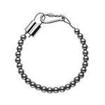 FUNNANS Flag Pole Beaded Retainer Ring, Adjust Length 304 Stainless Steel FlagPole Weights for Bottom Retainer Rings to Keep Flag Close to Pole, Fit for 4,5,6,7,8 inch Diameter lagpole