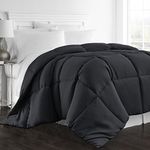 1300 Series All Season Goose Down Alternative Comforter Full/Queen / Black