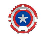 Marvel Captain America 7-In-1 Multitool Kit | Includes Screwdrivers, Wrenches, Bottle Opener, Rope Cutter, Can Opener, Hand Tool Gadgets | Portable Survival Camping Tool