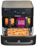 Cuisinart Tri Zone 13.6L Air Fryer & Oven | PFAS-Free | XXXL capacity | 3 Independent Cooking Zones | Dual 4.3L Air Frying Baskets + 5L Oven Drawer | 9-in-1 Cooking Functions | Sync+Match Cook
