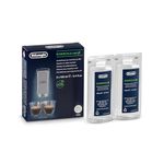 De’Longhi EcoDecalk Mini Descaler for Coffee Machines Twin Pack DLSC200, 2x100ml, White