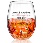 Colleagues Stemless Wine Glass, 17 oz Coworker Friend BFF Present for Funny Coworkers Going Away Employees Leaving Farewell Retirement Party Thank You Birthday Present Christmas Decor