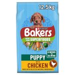 BAKERS Superfoods Puppy (6 weeks to 24 months) Dry Dog Food Chicken with Vegetables 12.5kg Pack