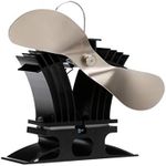 Ecofan® BelAir, Low Temperature Heat Powered Stove Fan, 140 CFM, 806CAKBX, 9" Blade, Nickel