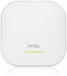 Zyxel WiFi 6E AXE5400 2.5G Multi-Gigabit Business AP | Bandflex 2.4Ghz and 5Ghz or 6Ghz Operation | 1 GbE Passthru| Mesh, Seamless Roaming, Captive Portal | Hybrid Cloud | POE+ Support | NWA220AX-6E