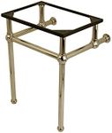 Kingston Brass VBH242030PN Templeton Console Leg, 24"(L) x20-3/8(W) x30(H), Polished Nickel