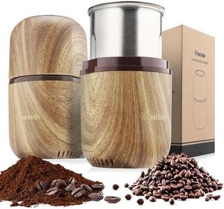 COOL KNIGHT Electric Coffee Grinder, Spice Grinder, Electric Coffee Grinder with 304 Stainless Steel Blade, Suitable for Coffee Beans, Spices, Herbs, Grains, Nuts.