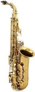 BetterSax Alto Saxophone - Professional-Grade Instrument with Dark Gold Lacquer Finish - Complete Kit for Beginners and Pros - Includes Mouthpiece, Neckstrap, and Durable Case
