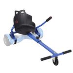 WEELMOTION Hoverboard go Kart Hoverboard Adjustable Seat Attachment Hoverboard Kart Attachment for 6.5" 8" 10" Two Wheel Self Balancing Scooter (Blue)