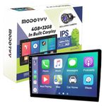 Modorwy 9 Inch HD 1280 Android Display for Maruti Car | 4GB RAM 32GB ROM - Auto Car Play | Double Din Stereo Player|Android 13|Gorilla Glass IPS Display Car Multimedia Screen with HD Reverse Camera