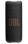 JBL Grip, Compact Bluetooth Speaker, JBL Pro Sound with AI Sound Boost, IP68 Waterproof/Dustproof, Ambient Light, Up to 14H Playtime, Auracast Multi-Speaker Connection, JBL Portable App, Black