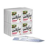 Vanity Fair Everyday White Napkins with Napkin Holder, 900 Count, 12 Packs of 75 Napkins with 6 Napkin Holders (Fivе Расk)