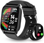 Smart Watch for Women Men, Blood Pressure Monitor Fitness Tracker, 1.85'' HD Touch Screen Pedometer, Calories, Heart Rate Sleep Monitor, IP68 Waterproof Activity Tracker Android iOS