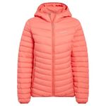 Craghoppers Womens Compresslite Viii Hooded Padded Lightweight Coat, Deep Coral, 12 EU
