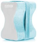 Foverhom Memory Foam Knee Pillow,Orthopedic Leg Pillow for Sciatica Relief,Back Pain, Pregnancy, Leg Pain, Hip Pain and Sciatica Relief,Blue