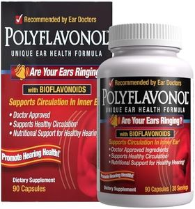 Polyflavonol with Bioflavonoids, Tinnitus Relief, Unique Ear Health Formula, Ringing Ears Support, Supports Circulation in Inner Ear, Promotes Hearing Health, 90 Capsule, 30 Servings