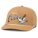 AMERICAN NEEDLE Coors Beer Unisex Adjustable Snapback Baseball Hat, Canvas Cappy (Coors Wheat), One Size