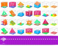 Gontence 28 Mini Cube Brain Teaser Puzzle Box Set - 28 purple bag Challenge Cubes | Kids Party Bags Fillers | Party Favours Kids | Birthday Gift for Girls and Boys | Christmas Socks Fillers