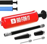 SPORTBIT Ball Pump for Sports Balls - Air Pump for Balls with 5 Needles, Basketball Pump, Soccer Ball Pump, Volleyball Pump, Football Pump - Air Pump for Inflatables, Small and Portable Hand Pump