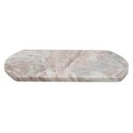 Creative Co-Op Long Marble Cutting Board, Buff, 12" x 8"