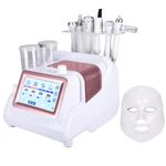 YUZINO 7 In 1 Hydra-facial Machine, Dual-Pump Hydrogen-Oxygen Facial Machine with Nine Poles, Microdermabrasion Machine With Led Display Fit for Home and Beauty Salon Skin Care