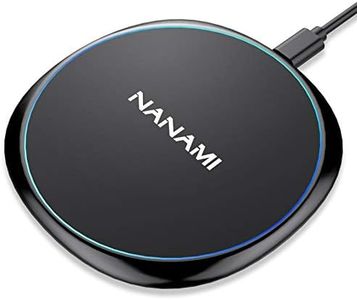 NANAMI Wireless Charger for iPhone and Samsung - Wireless Charging Pad Qi-Certified 10W Max for iPhone 15 14 13 12 SE 2 11 Xs XR X 8 Plus New Airpods and Galaxy S24 S23 S22 S21 S20 S10 S9 S8 Note 20