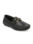 egoss Platinum Premium Genuine Leather Loafer Casual Shoes for Men (Black-9)-23741