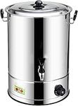 20L Commercial Stainless Steel Catering Urn,Catering Hot Water Boiler,High Heat Transfer Efficiency And Can Prevent Dry Burning