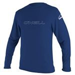 O'Neill Men's Basic Skins L/S Sun Shirt - NAVY, L