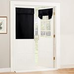 RYB HOME Black Room Darkening Door 