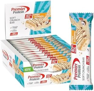 Premier Protein Soft Crunch Bar 40% Protein Coco-Almond 12x40g - Haute teneur en protéines + Hydrates de carbone réduits + Sans huile de palme