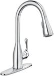 MOEN Kaden Single-Handle Pull-Down Sprayer Kitchen Faucet with Reflex in Chrome