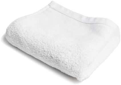 Silvon Premium Antibacterial Bath Towel for Acne Prone Skin-Silver Infused Smart Fabric - Luxury Bath Towel - No Odor and Acne-Causing Bacteria - Absorbent & Ultra Soft (Hand, White)