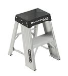 Louisville Ladder AY8002 2 -Feet Duty Rating Aluminum Step Stands, 300 Pound