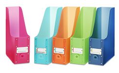 Whitmor Magazine Organizers, Set of 5, Multicolor