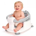 Baby Bath Seat, Infant/Toddler Sit Up Bathtub Seat 6 Months & Up, Baby Bath Essentials, Non-Slip with Suction Cups Bathtub Seat for Baby(Grey)