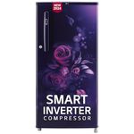 LG 185 L 4 Star Direct-Cool Inverter Single Door Refrigerator (GL-B199OBEY, Blue Euphoria, Smart Connect)