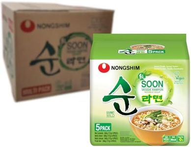 NONGSHIM Fideos Instantáneos Soon Vegetariano 8x5x112gr