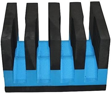 G. Outdoor Products G.P.S. Lightweight Soft Foam 4 Medium Frame Pistol Cradle Holder Organizer for Pistol Safe Storage - Black/Blue